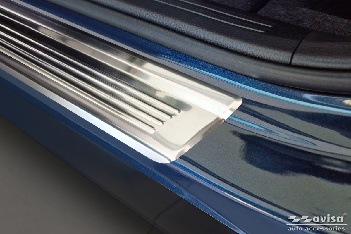 Protector umbral de puertas en relieve HONDA CR-V plata satinado