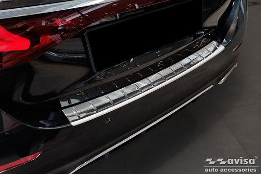 protector de parachoques trasero MERCEDES CLASE E W214 plata