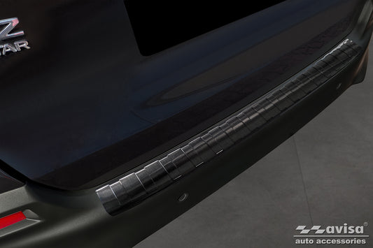 protector de parachoques trasero HONDA JAZZ CROSSTAR negro