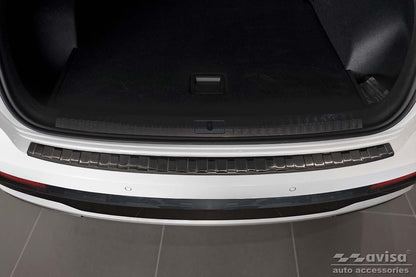 protector de parachoques trasero Audi Q3 crossover negro