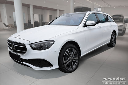 protector de parachoques trasero MERCEDES E53 S213 AMG plata