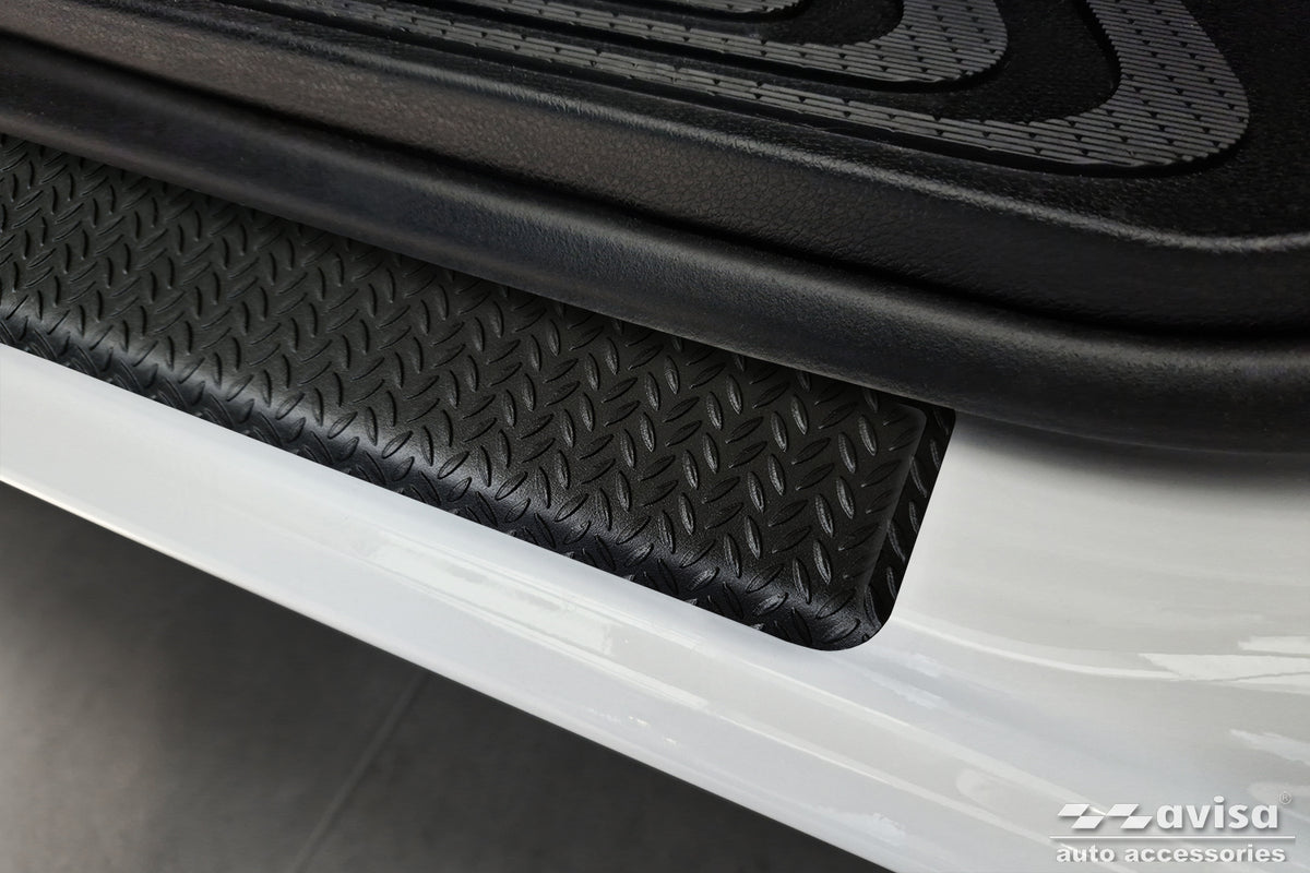 Protector umbral de puertaspatrón grano MERCEDES CLASE V W447 negro mate