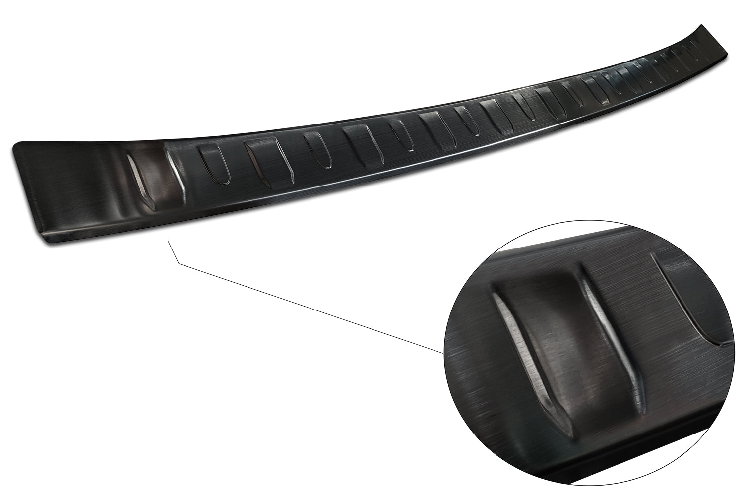 protector de parachoques trasero RENAULT KANGOO furgon negro