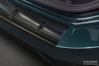 protector de parachoques trasero BMW 5 G61 negro