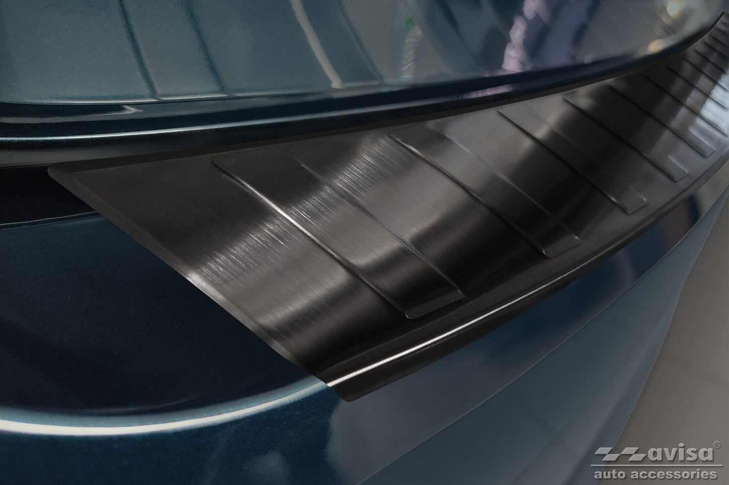 protector de parachoques trasero SKODA OCTAVIA liftback negro