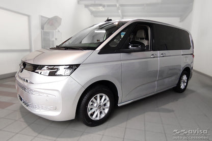 protector de parachoques trasero VW MULTIVAN T7 negro