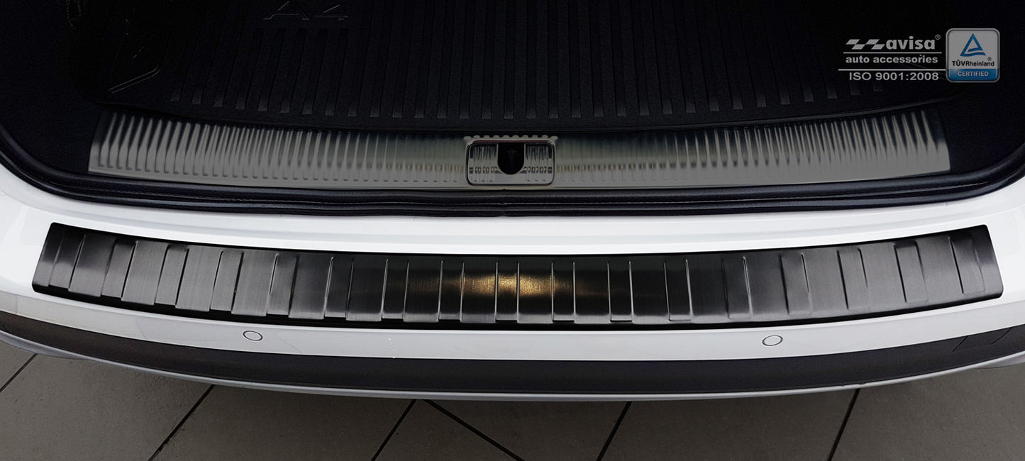 protector de parachoques trasero AUDI A4 B9 ALLROAD negro