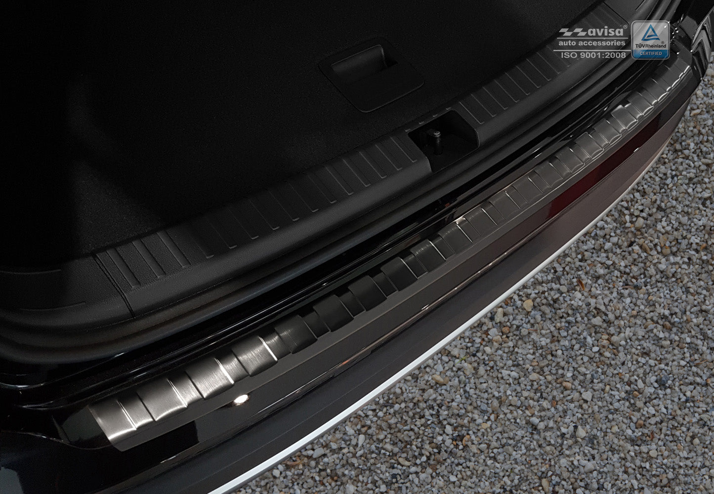 protector de parachoques trasero SEAT ATECA 5d crossover negro