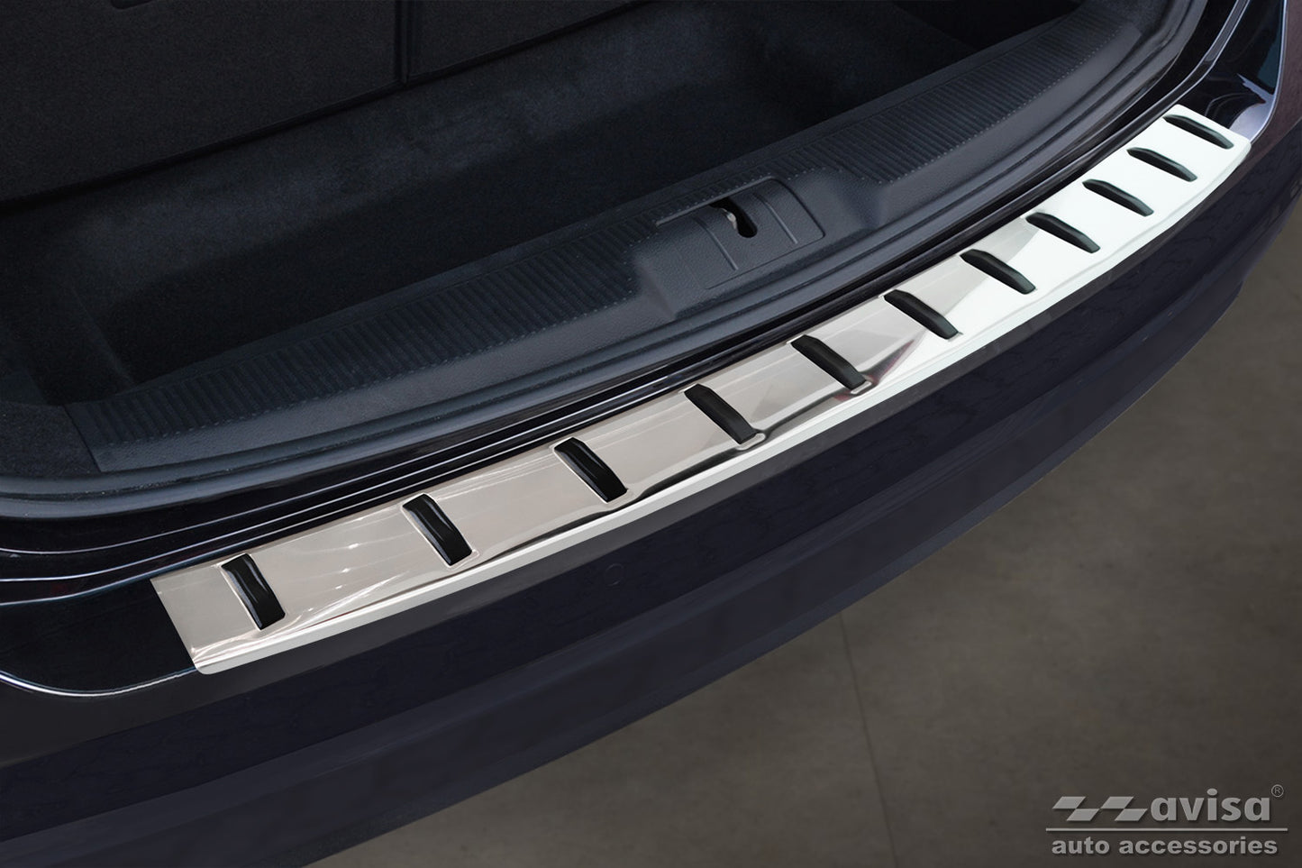 protector de parachoques trasero VW SHARAN plata
