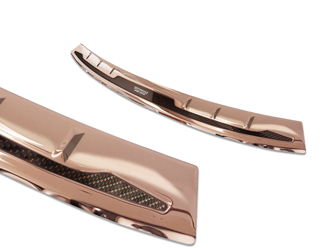 protector de parachoques trasero "Performance"BMW X3 G01 M-pak cobre espejo, cobre fibra de carbono