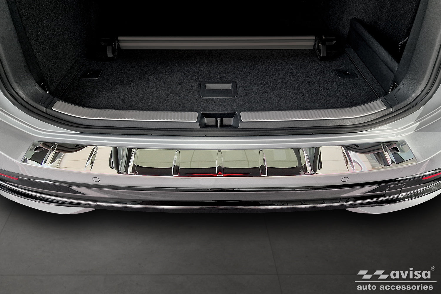 protector de parachoques trasero VW PASSAT B9 VARIANT plata espejo