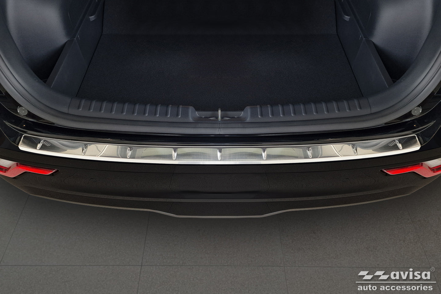 protector de parachoques trasero KIA NIRO HYBRID plata satinado