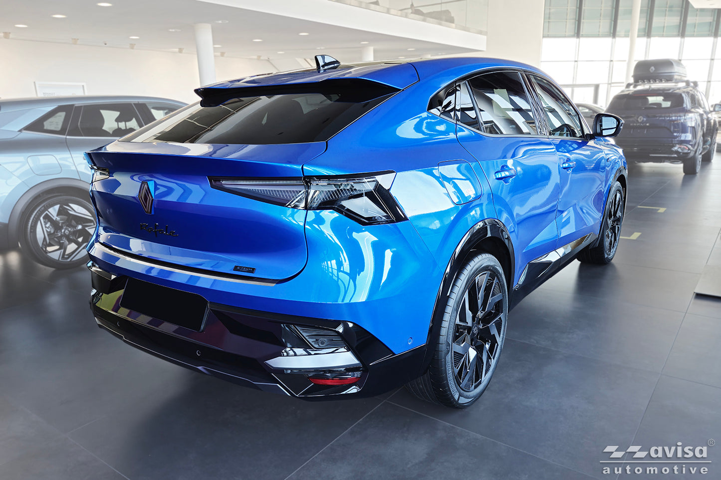 protector de parachoques trasero RENAULT RAFALE plata