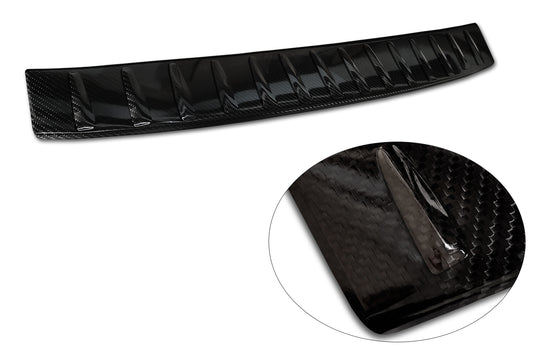protector de parachoques trasero MERCEDES EQS (X296) negro