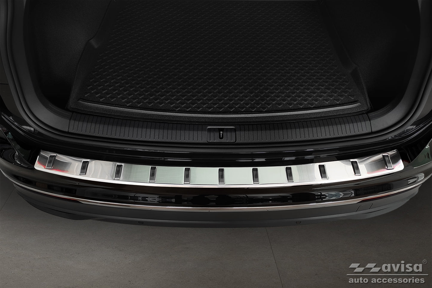 protector de parachoques trasero VW TIGUAN ALLSPACE plata