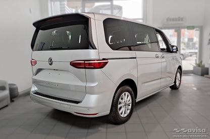 protector de parachoques trasero VW MULTIVAN T7 negro espejo