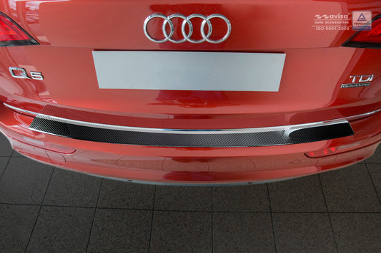 protector de parachoques trasero AUDI Q5 negro