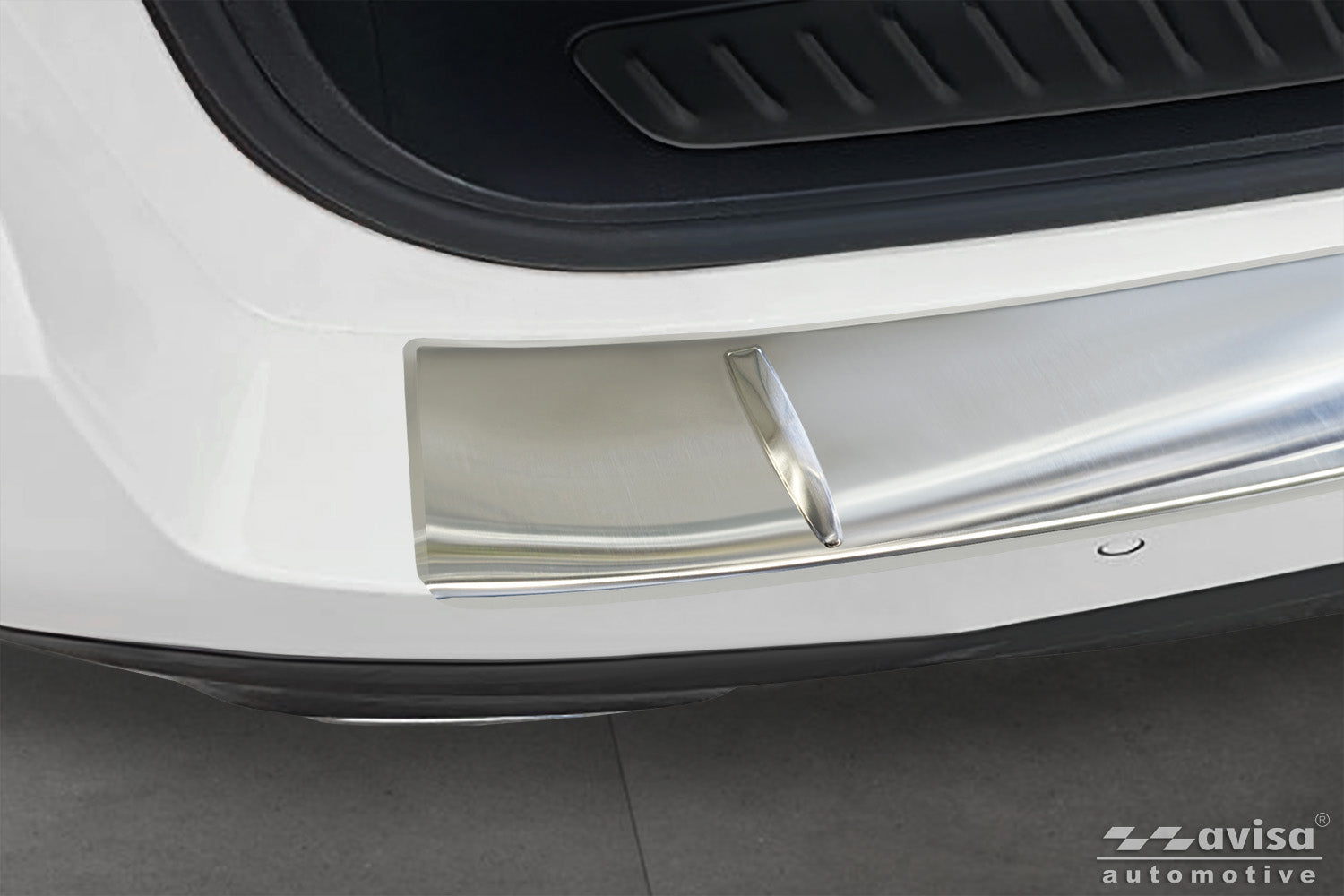 protector de parachoques trasero BMW 5 Touring plata