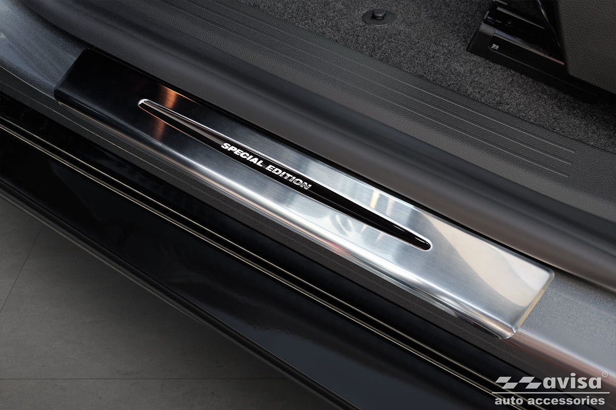 Protector umbral de puertas SPECIAL EDITION 3d emblema RENAULT MEGANE E-TECH ELECTRIC plata