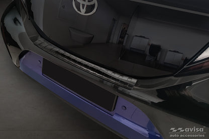 protector de parachoques trasero TOYOTA AYGO X negro