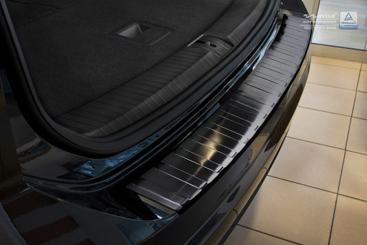 protector de parachoques trasero VW TOURAN R-line negro