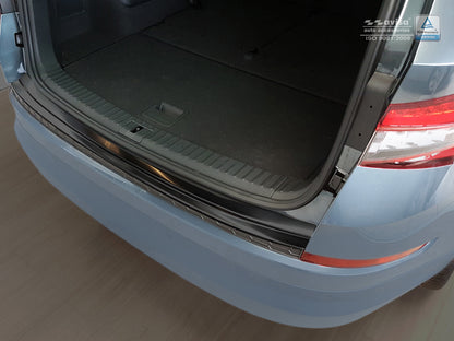 protector de parachoques trasero SKODA KODIAQ crossover Scout negro