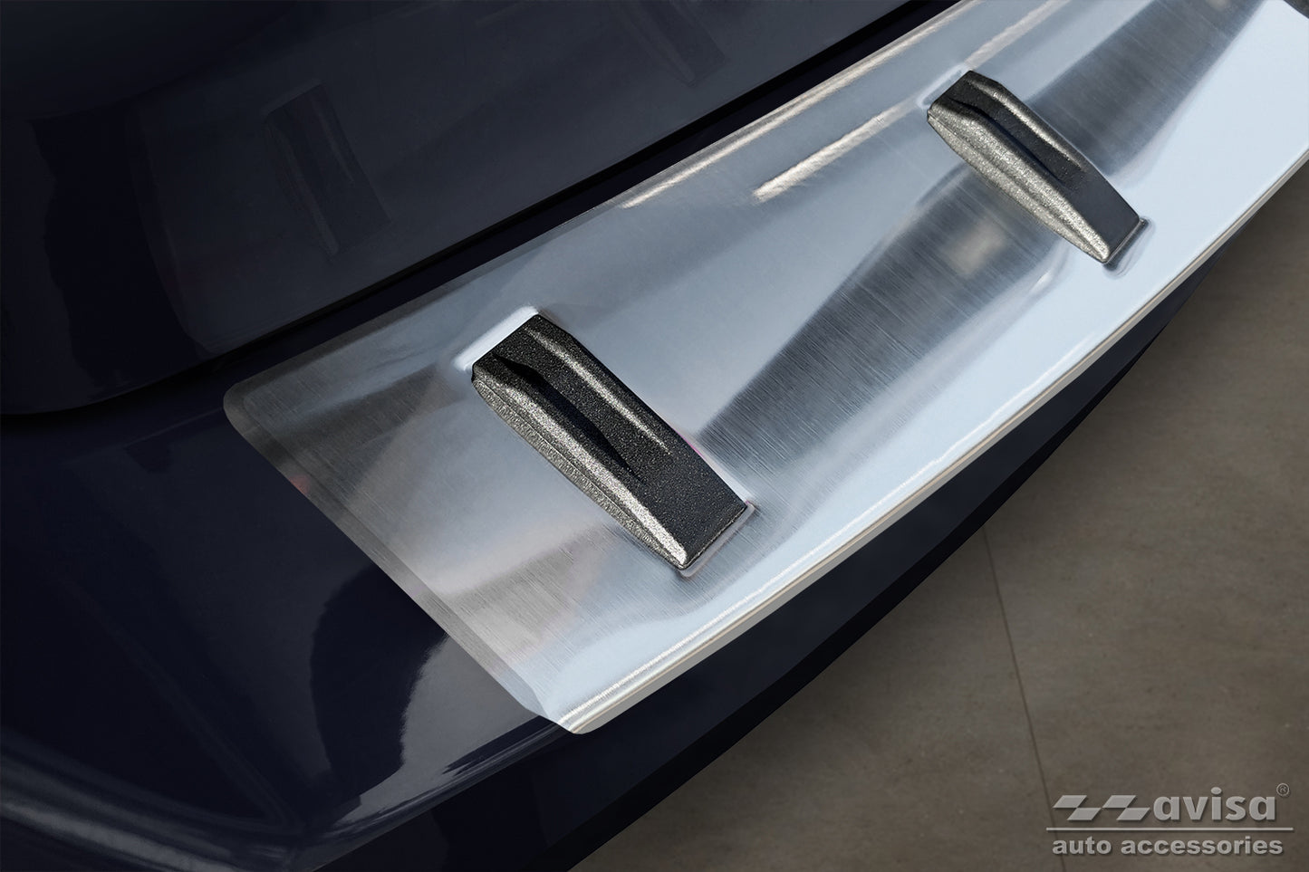 protector de parachoques trasero SKODA OCTAVIA combi plata 2016-19