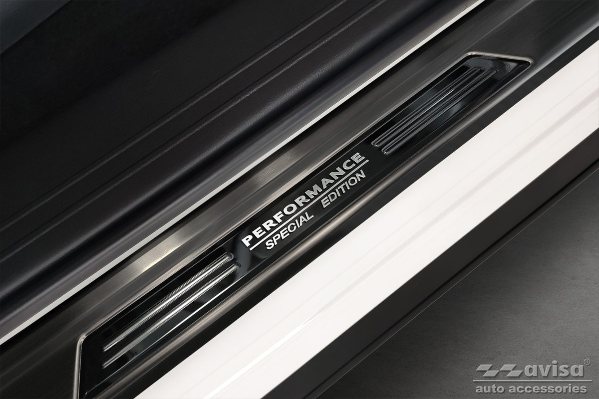 Protector umbral de puertas MAZDA CX-60 negro/ negro espejo inserto