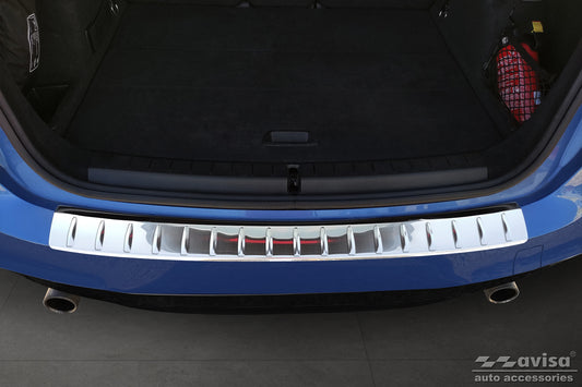 protector de parachoques trasero BMW 2 ACTE TOURER plata