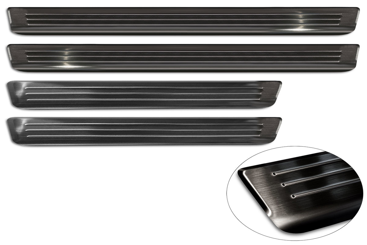 Protector umbral de puertas en relieve VW TAYRON negro