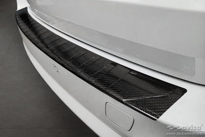protector de parachoques trasero BMW X5 F15 fibra de carbono