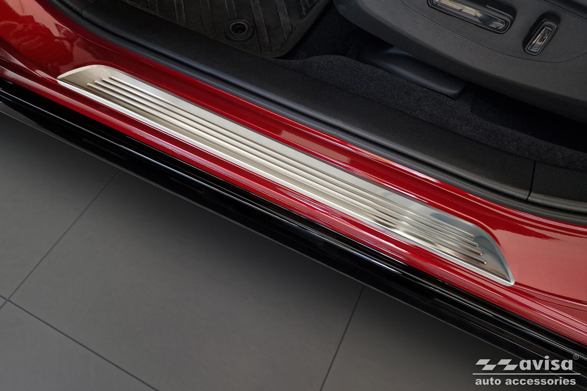Protector umbral de puertas en relieve HONDA ZR-V plata satinado