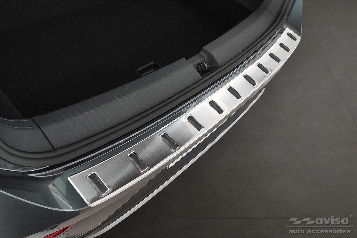 protector de parachoques trasero VW T-ROC cabrio plata