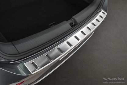 protector de parachoques trasero VW T-ROC cabrio plata