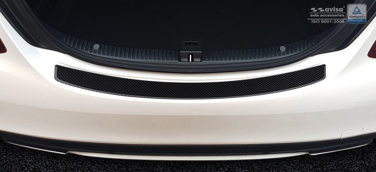 protector de parachoques trasero MERCEDES CLS (C218) negro