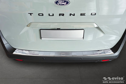 protector de parachoques trasero FORD TRANSIT COURER plata satinado