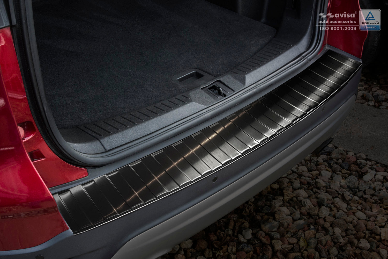 protector de parachoques trasero FORD KUGA negro
