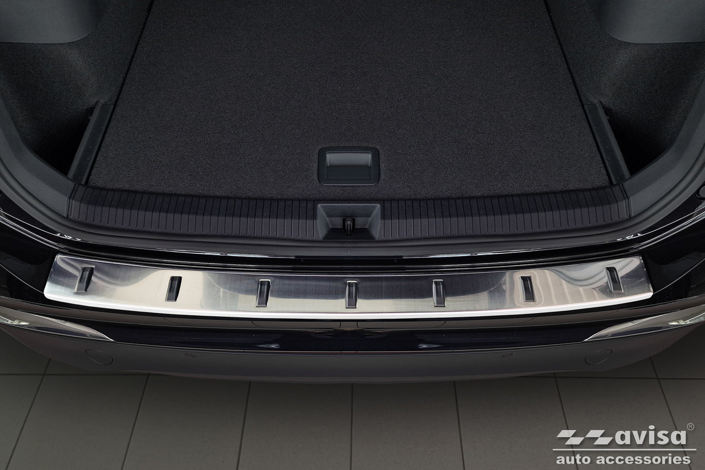 protector de parachoques trasero VW TIGUAN plata satinado