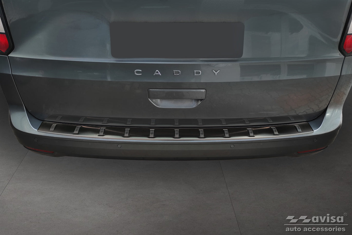 protector de parachoques trasero VW CADDY CARGO negro 2020+