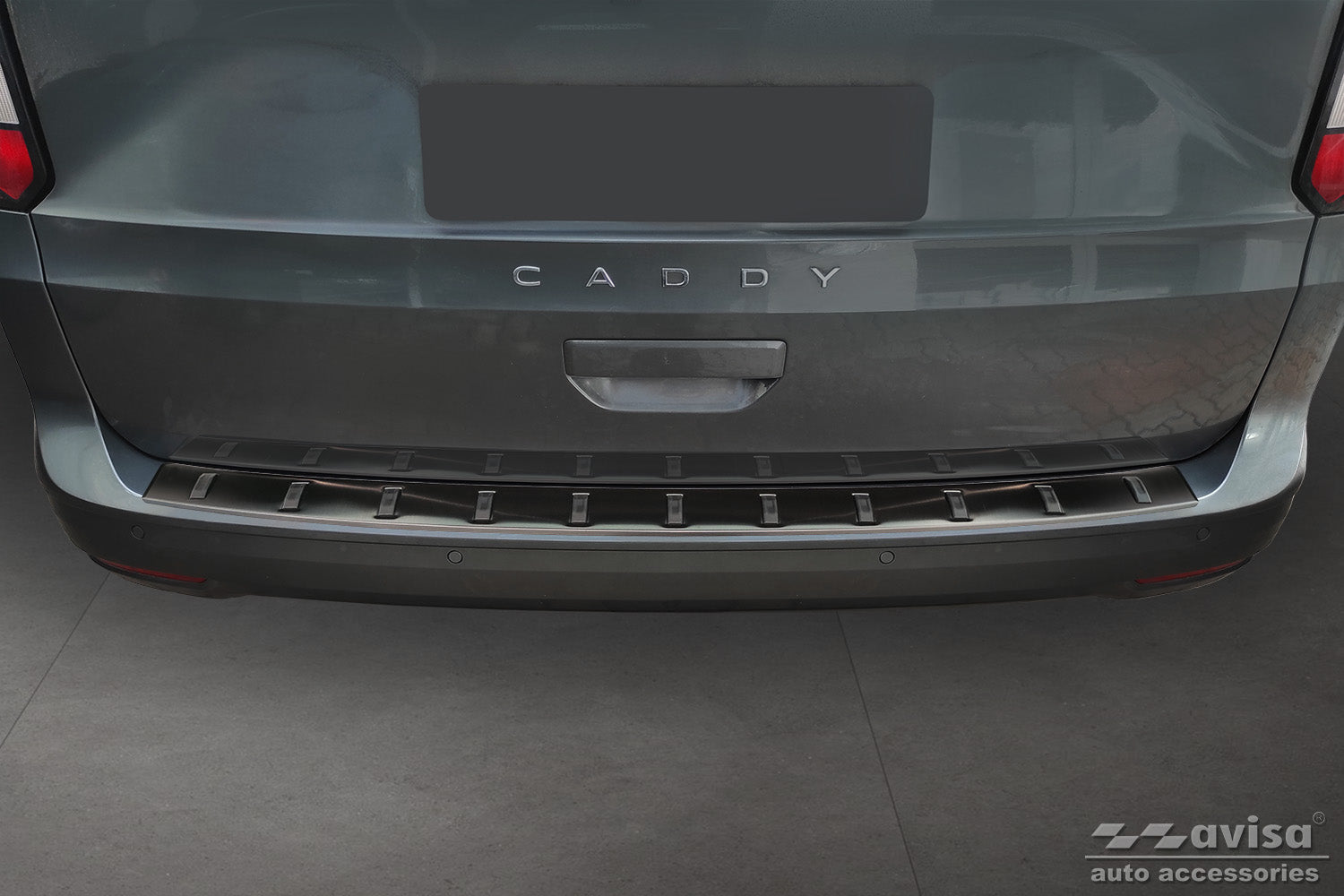 protector de parachoques trasero VW CADDY CARGO negro 2020+