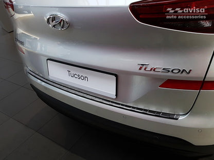 protector de parachoques trasero HYUNDAI TUCSON negro 2018-20