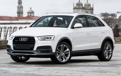 protector de parachoques trasero AUDI Q3 rojo / negro