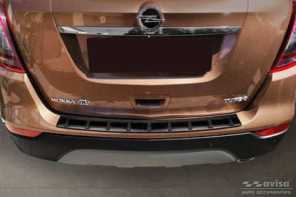 protector de parachoques trasero NEW OPEL MOKKA X negro