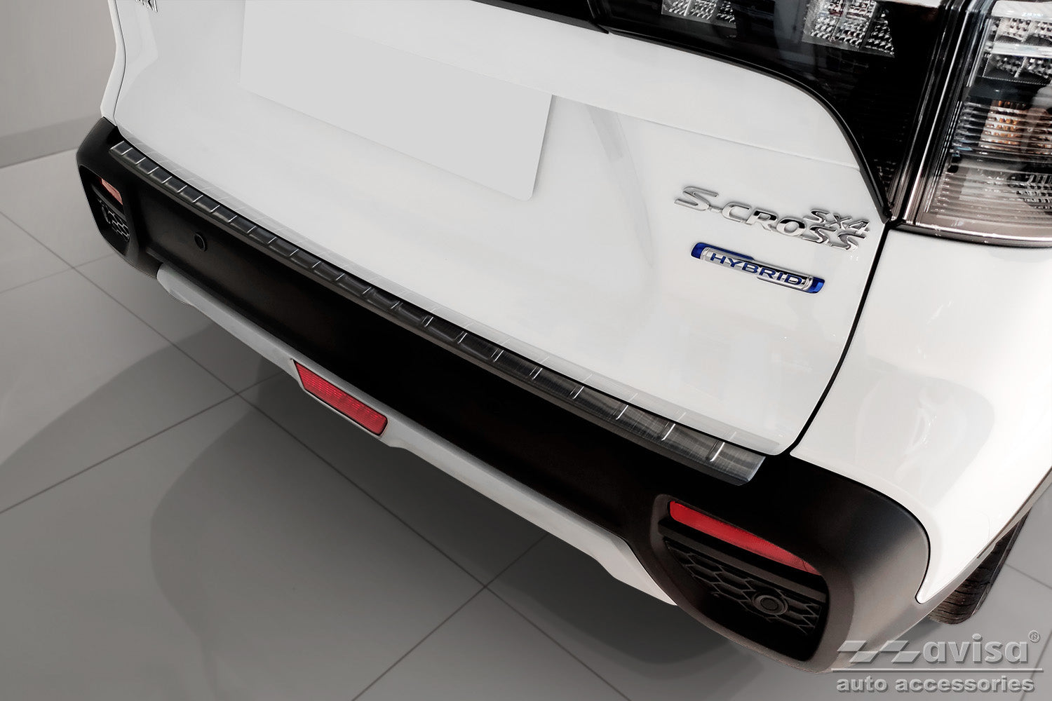 protector de parachoques trasero SUZUKI S-CROSS negro