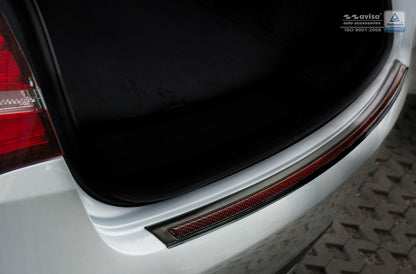 protector de parachoques trasero MERCEDES GLE Coupe C292 negro acero, rojo&negro fibra de carbono