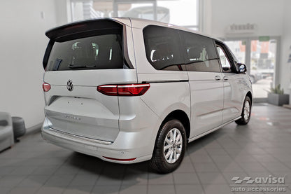 protector de parachoques trasero VW MULTIVAN T7 plata satinado