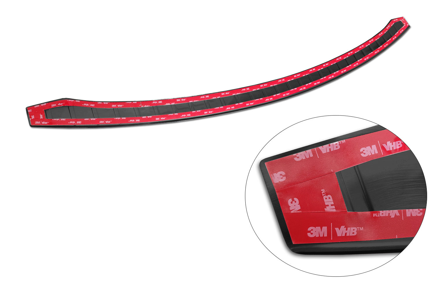 protector de parachoques trasero TESLA MODEL S liftback negro