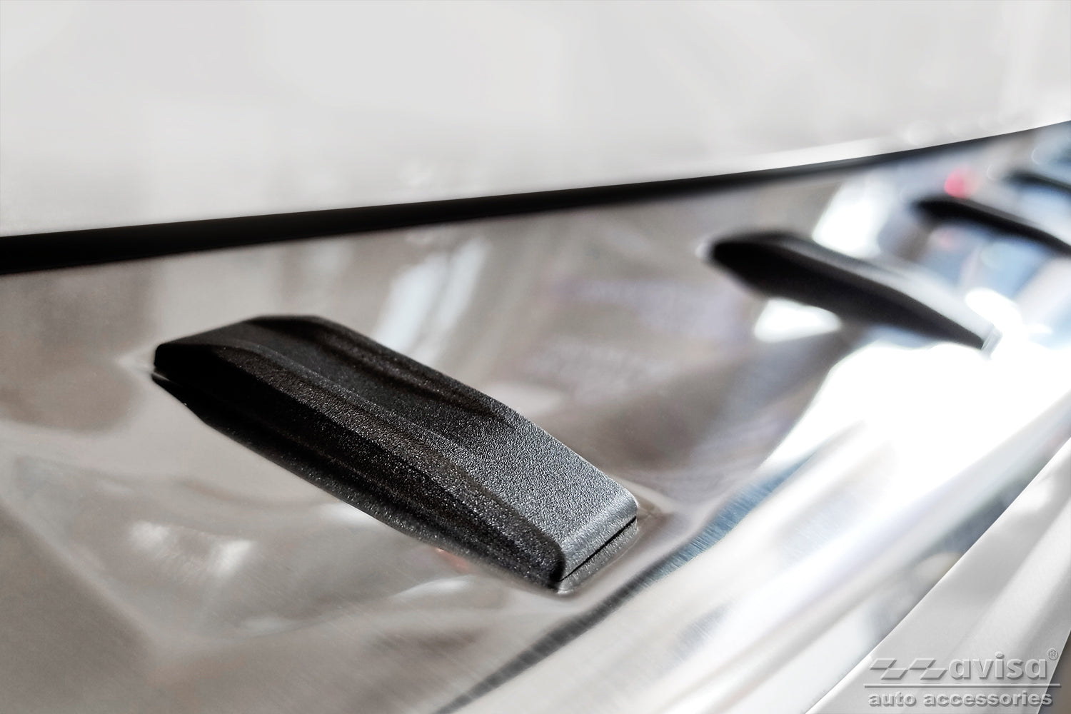 protector de parachoques trasero AUDI A4 B9 Avant plata satinado