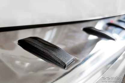 protector de parachoques trasero AUDI A4 B9 Avant plata satinado