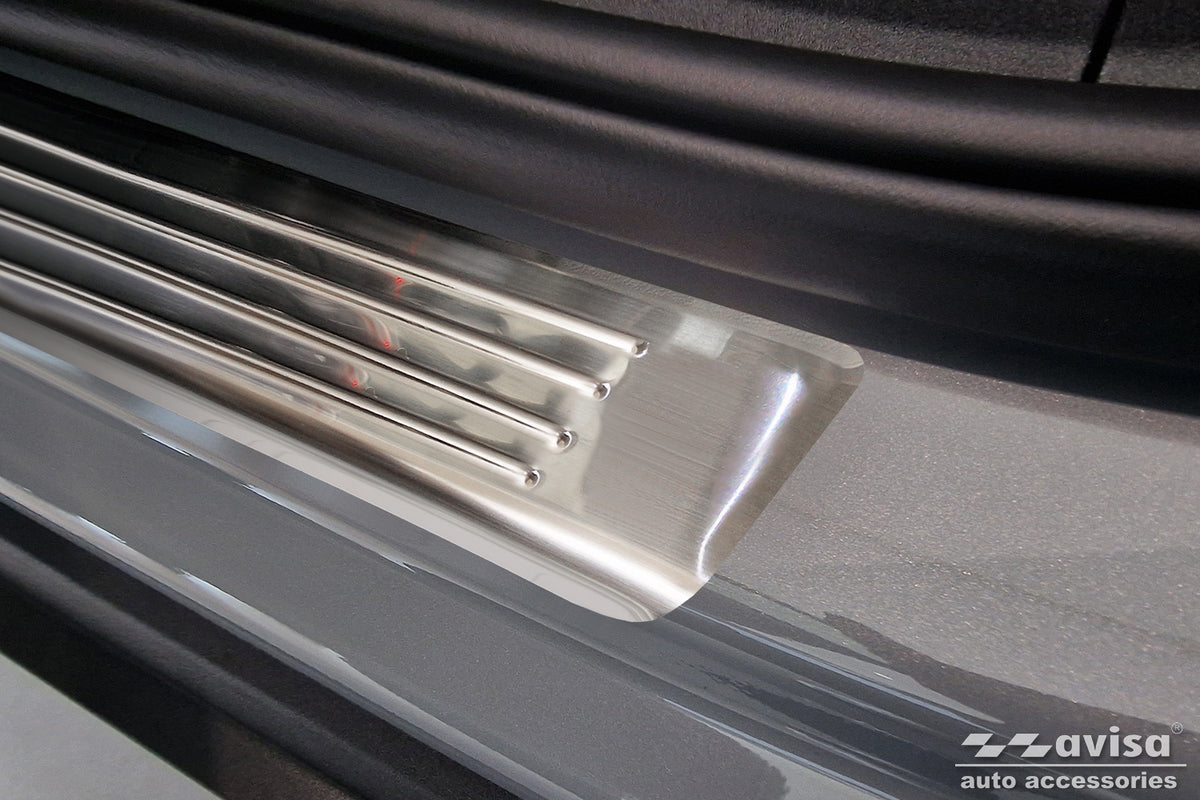 Protector umbral de puertas en relieve VOLVO EX 30 plata satinado